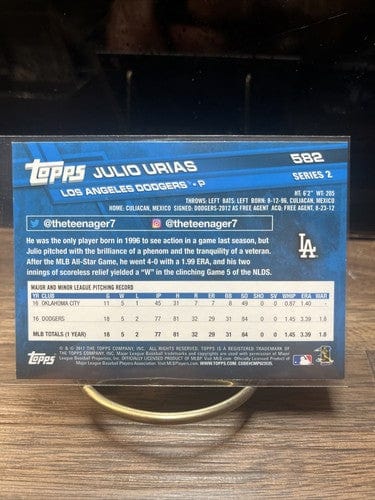 2017 Topps All-Star Game 2017 Julio Urias #582