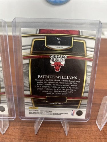 Patrick Williams 2021-22 Panini Select Concourse Tri Color Prizm Bulls