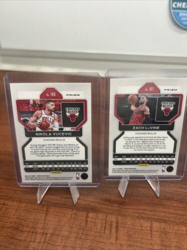 Chicago Bulls 2021-22 Panini Prizm Red White Blue Lot Vucevic, LaVine,
