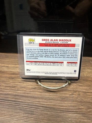 2022 Topps Archives Greg Maddux 1988 Topps Big Foil 88BF-46 Braves