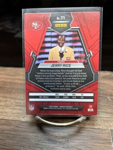 2023 Mosaic Jerry Rice (Hall of Fame) San Francisco 49ers 2023 Panini