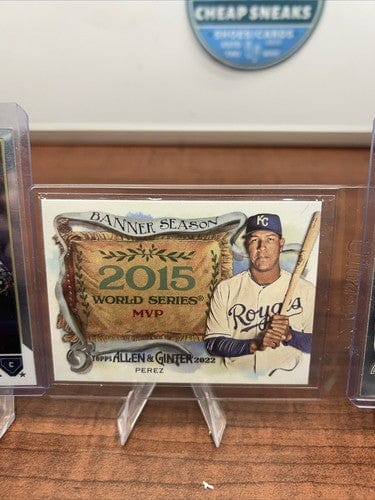 Salvador Perez 2022/2023 Topps Chrome /Allen&Ginter 2015 WS MVP Lot KC