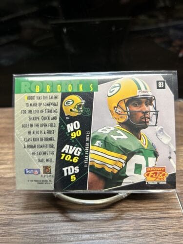 1995 Pinnacle Sportflix Robert Brooks Card #83 Green Bay Packers NFL F