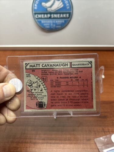 1980 Topps Matt Cavanaugh #99 Rookie RC EX