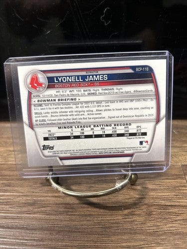 Lyonell James - 2023 Bowman 1st Chrome Lunar Glow