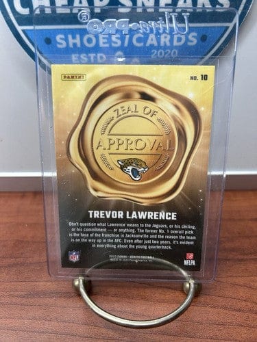 2023 Panini Zenith - Zeal of Approval #10 Trevor Lawrence