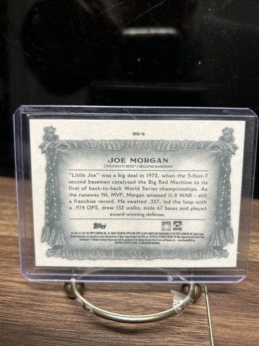 2022 Topps Allen and Ginter Banner Seasons #BS-4 Joe Morgan Cincinnati