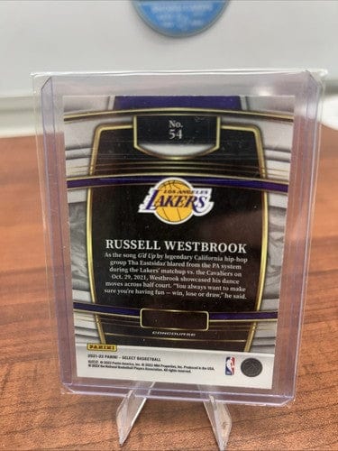 Russell Westbrook - 2021-22 Panini Select - Concourse - #54 - Blue - L