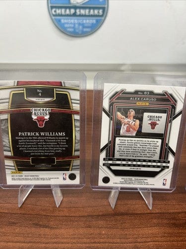 Chicago Bulls 2022 Panini Select All Prizm Lot Ball, Williams, Caruso,