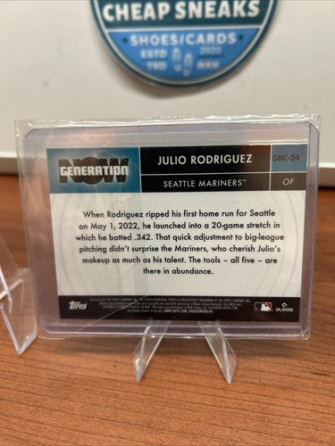 Julio Rodriguez 4 Card Lot With RC’s Bowman Platinum