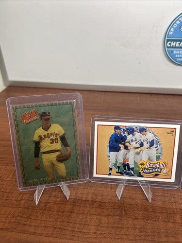Nolan Ryan 1990 Upper Deck Baseball Heros /1993 Whataburger 3D Card/22