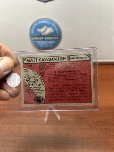 1980 Topps Matt Cavanaugh #99 Rookie RC EX Listing #2
