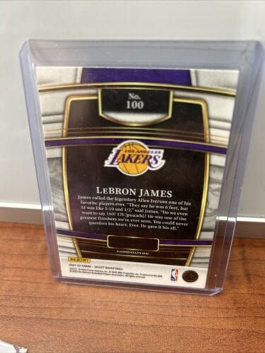 Lebron James Lot(3)21-22 Panini Select #100 Concourse+Prizm+#6 Dominan