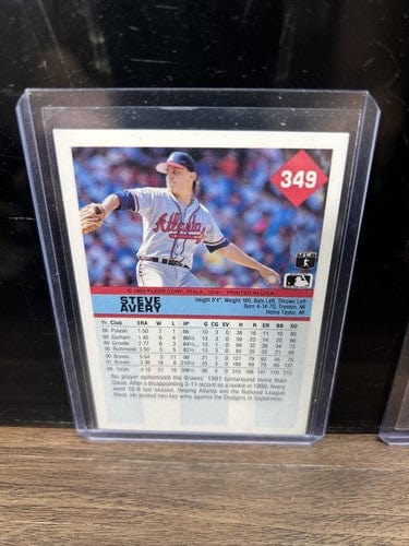 Steve Avery Atlanta Braves Rookie Lot (3) 1990 Donruss Rated Rookie,92