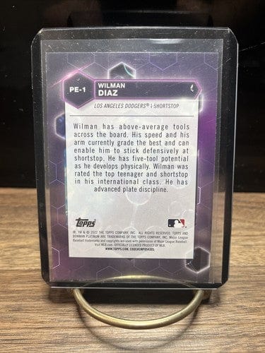 2022 Bowman Platinum Precious Elements Wilman Diaz #PE-1