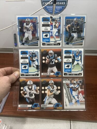Carolina Panther 9 Card Lot 2023 Optic,Zenith,Contenders