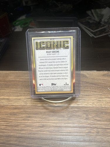 2023 Bowman Chrome Riley Greene Iconic Insert #BI-22 RC Detroit Tiger
