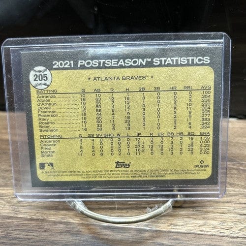 2022 Topps Heritage - #205 Austin Riley
