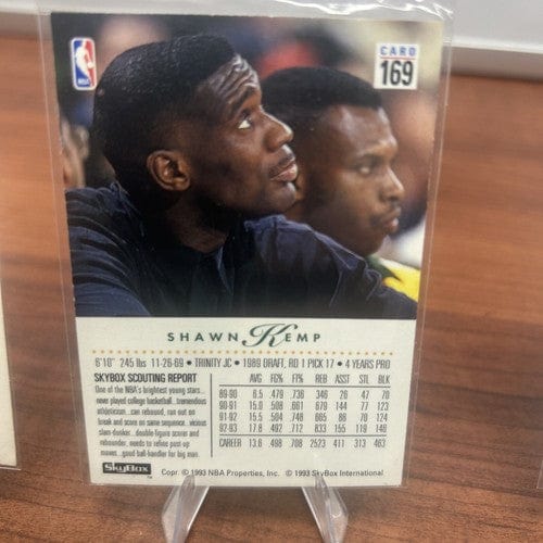 Shawn Kemp 1992 NBA Hoops #216+ 1093 Sky Box #17 #169 SuperSonics/Thun