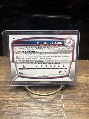 2023 Bowman Chrome Mega Miguel Vargas Rookie Mojo Refractor RC #88 Dod