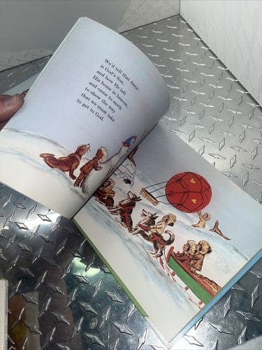 Vintage Kids Book Lot(2)Gilbert Beers Magic Merry-Go-Round, Red Balloo