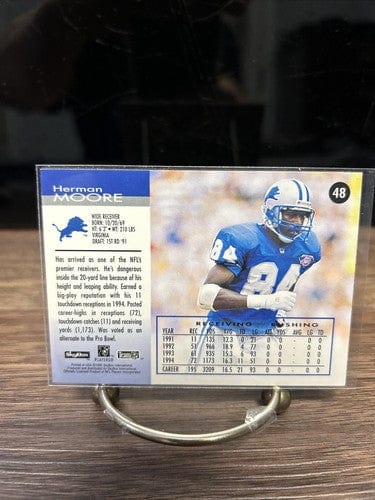Herman Moore Detroit Lions 1995 SkyBox Impact Football Card #48