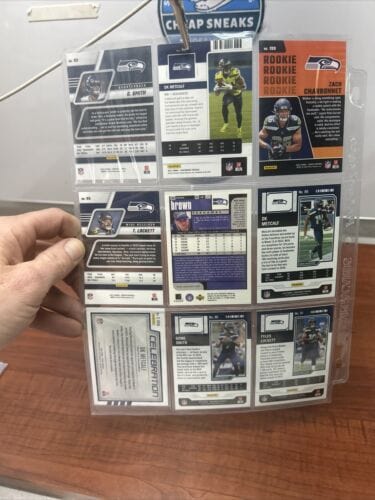 Seattle Seahawks 9 Card NFL Lot 2023 Optic,Zenith,Contenders