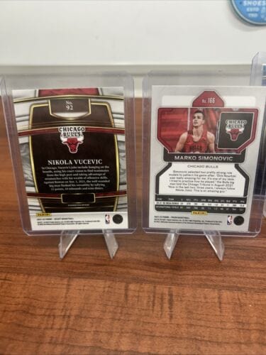 Chicago Bulls 2022 Panini Select/Prizm Lot Lavine, Caruso, Williams