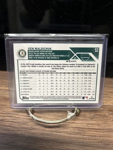 Ken Waldichuk Refractor Lot (2) 2023 Topps Chrome Logofractor+ Pink Sp