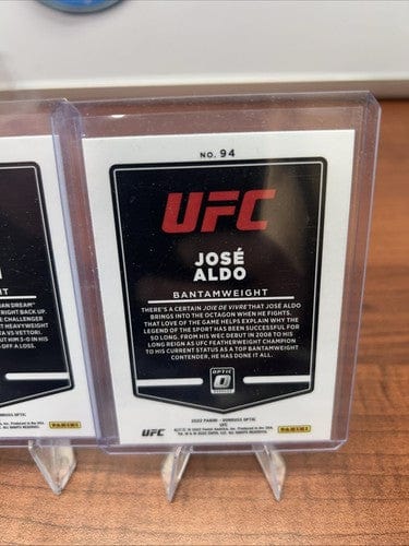 2022 Panini Donruss Optic UFC Blue Vel Prizm Anthony Smith,Jose Aldo,