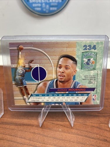 Alonzo Mourning 92-93 Fleer Ultra Rookie Card #234 Charlotte Hornets