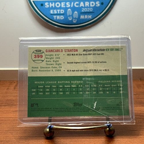 Giancarlo Stanton 2023 Topps Chrome Platinum Anniversary New York Yank