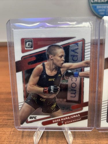 2022 Panini Donruss Optic UFC Blue Vel Prizm Leon Edwards#62,Nate Dia