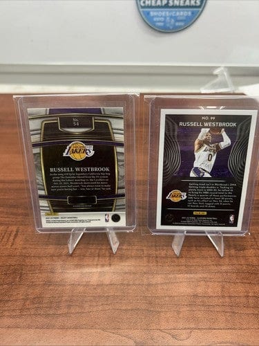 Russell Westbrook 2021-22 Panini Select Concourse #54 Blue Lakers +22