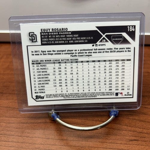 Eguy Rosario RC 2023 Topps Chrome Rookie Baseball Card #148 San Diego