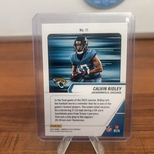 Calvin Ridley 2024 Panini Donruss Elite Green Full Throttle #11 Jaguar