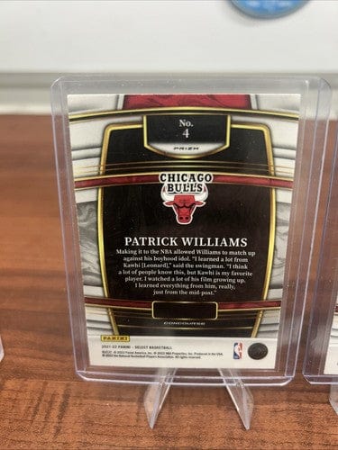 Patrick Williams 2021-22 Panini Select Concourse Tri Color Prizm Bulls