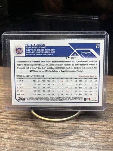 2023 Topps Series 1 PETE ALONSO Super Box Silver Patterned Foilboard M