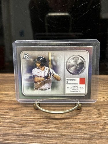 TRISTON CASAS RC - 2022 BOWMAN PLATINUM MINTED IN MERIT INSERT CARD #M