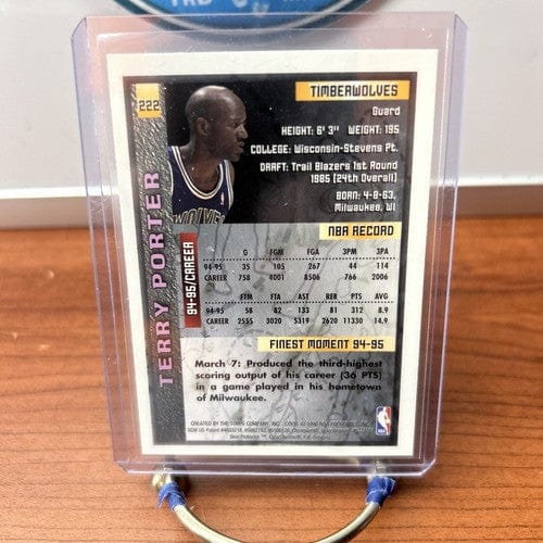 1995-96 Finest Terry Porter Minnesota Timberwolves #222