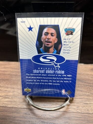 Shareef Abdur Rahim 1998-99 Upper Deck Starquest Blue SQ28 Vancouver G