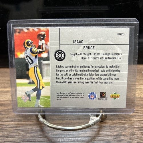 1998 Upper Deck Define the Game Silver #DG23 Isaac Bruce Rams