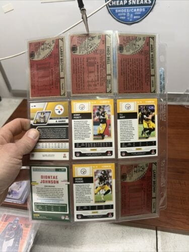 Pittsburgh Steelers 9 Card NFL Lot 2023 Optic,Zenith,Contenders 1980