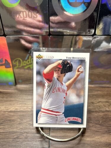 1992 Upper Deck Cincinnati Reds Baseball Card #461 Tom Browning