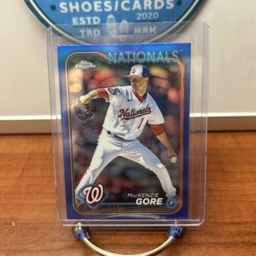 2024 Topps Chrome Blue Refractor #94 Mackenzie Gore /150 Washington Na