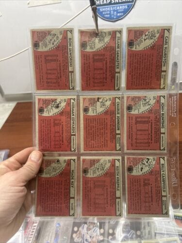 Philadelphia Eagles 18 Card NFL Lot 1980 Topps Football EX Bunting,Ja