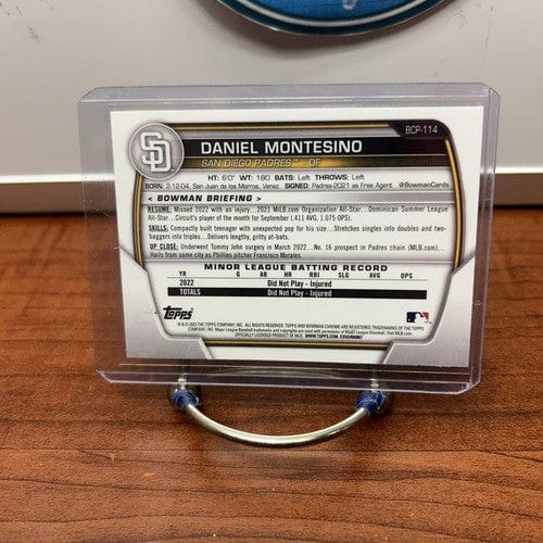 Daniel Montesino 2023 1st Bowman Chrome Pros Mojo/Mega Refractor#BCP-1