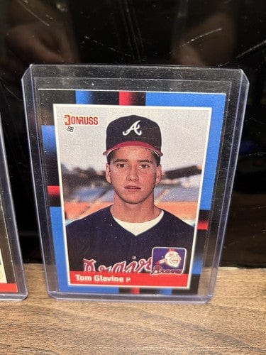 Tom Glavine HOF Atlanta Braves Lot(2) 1988 Donruss RC#644, 1989 Donrus