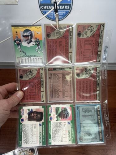 Philadelphia Eagles 18 Card NFL Lot 1980 Topps Football EX Bunting,Ja