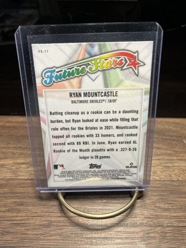 2022 Topps Chrome Future Stars Ryan Mountcastle #FS-11 Baltimore Oriol